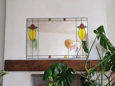 **SALE** Art Nouveau Large mirror