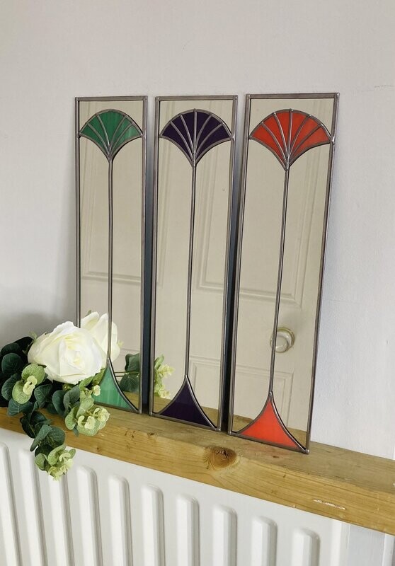 Art Deco Fan 15.5x61cm - Choose your colours
