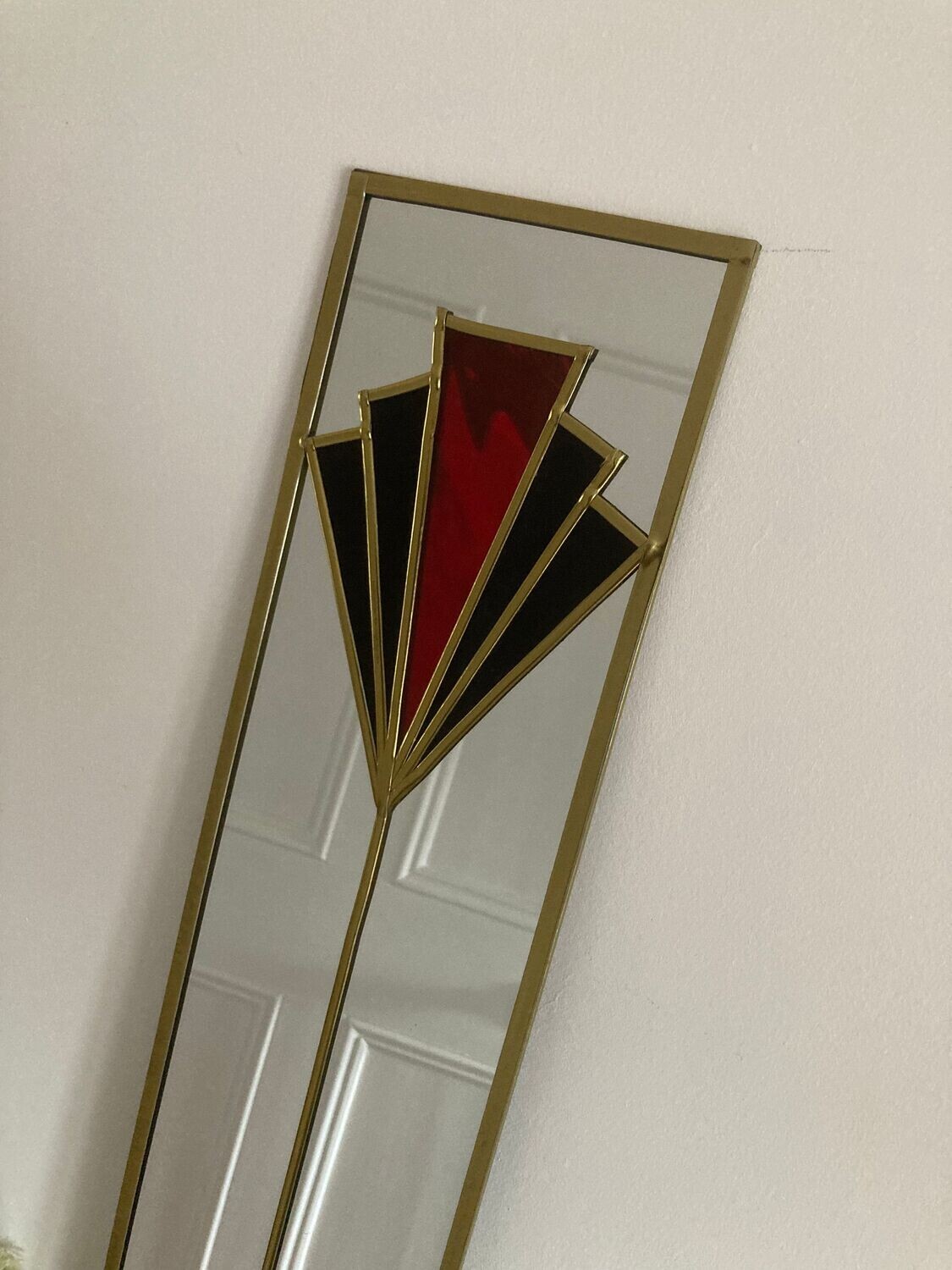 Art Deco Gold frame 12.5x61cm