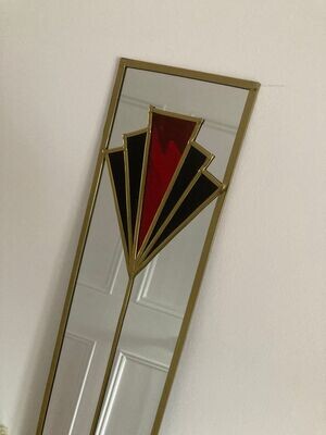 Art Deco Gold frame 12.5x61cm