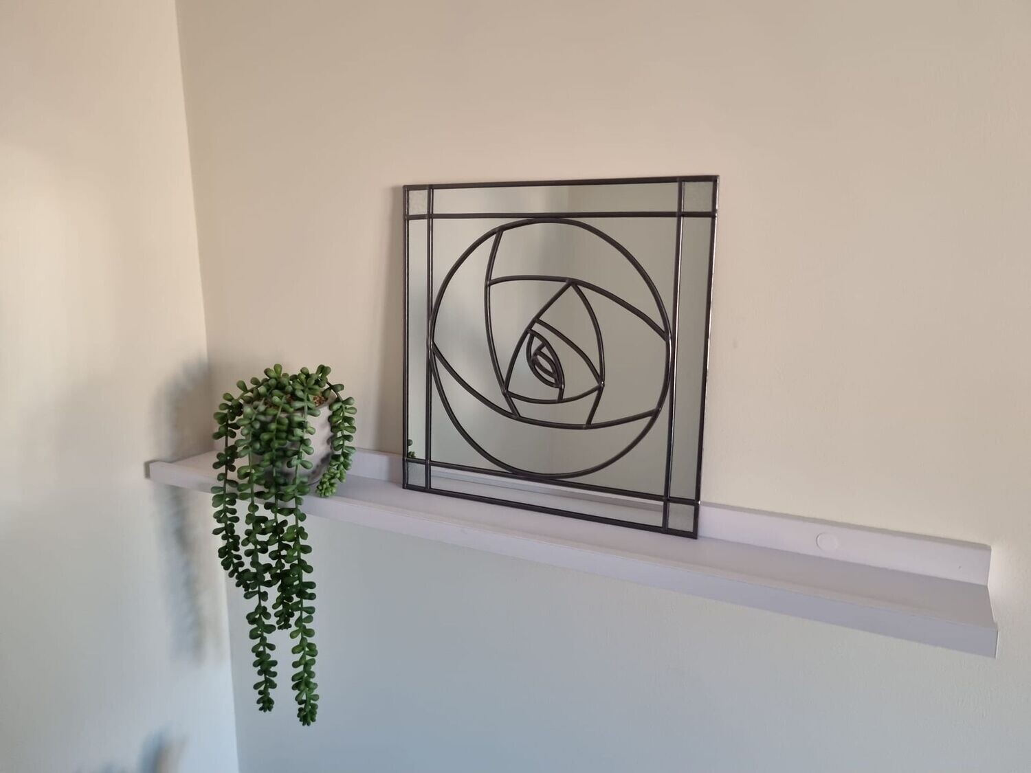 Modern Style 2 Charles Rennie Mackintosh Mirror 30x30cm