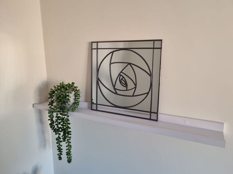 Modern Style 2 Charles Rennie Mackintosh Mirror 30x30cm