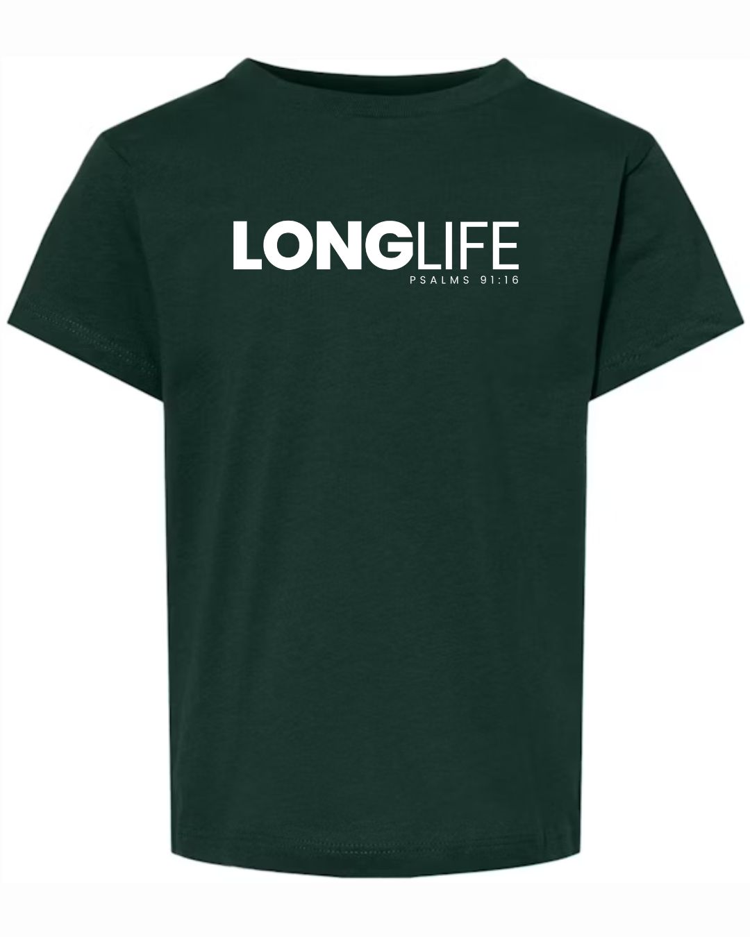 LongLife Crew Hunter Green Tee