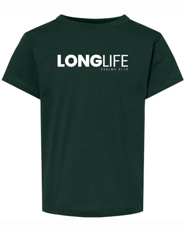 LongLife Crew Hunter Green Tee