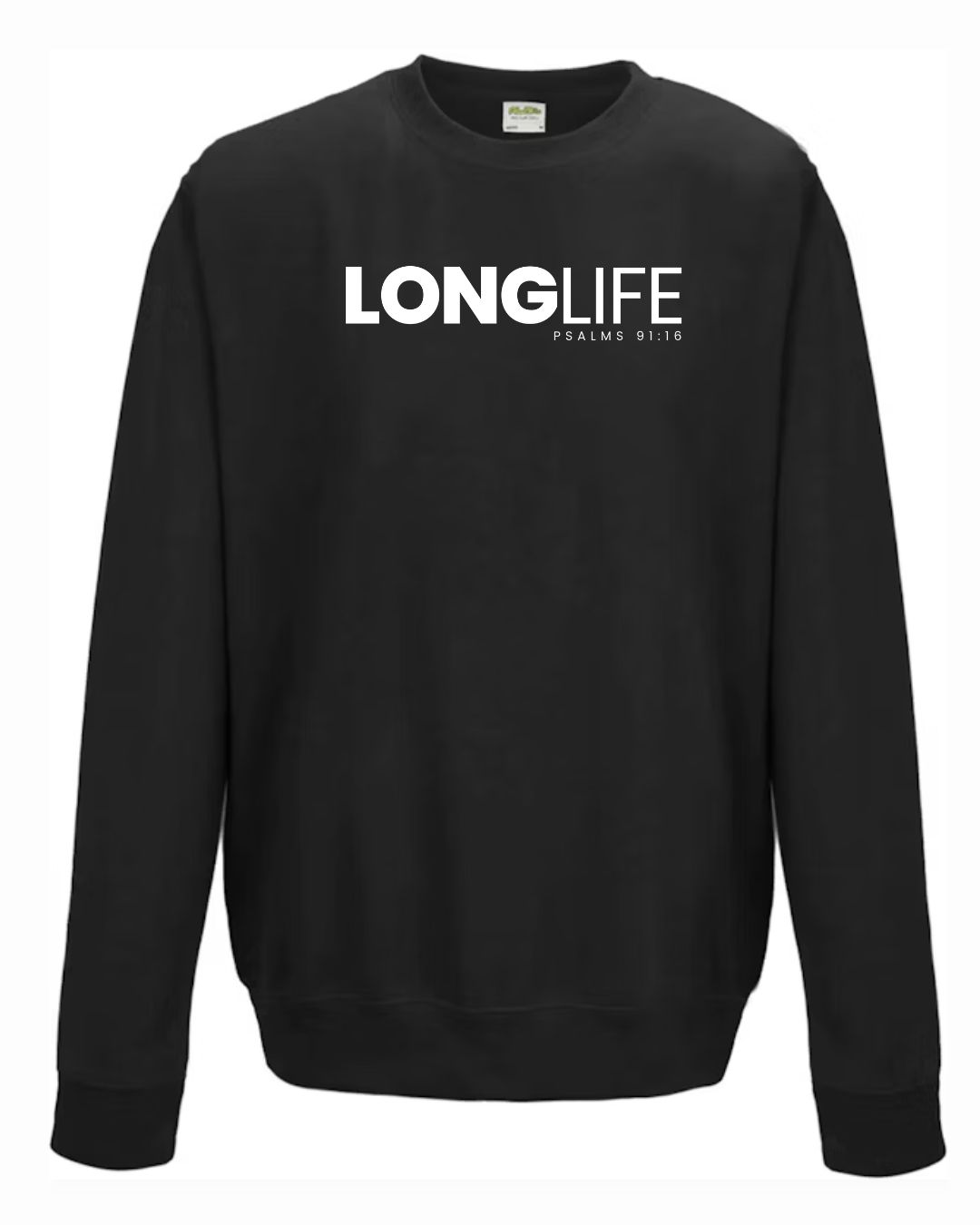 LongLife Long Sleeve Black T-Shirt
