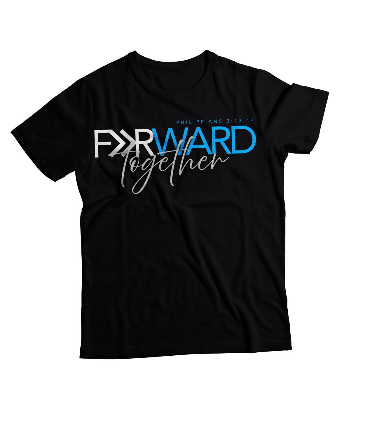 Forward Together Black Tee