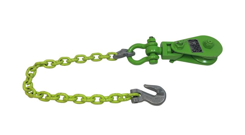 SNATCH BLOCK W/TAIL CHAIN
