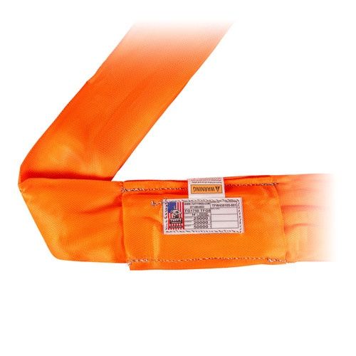 ORANGE ROUND SLINGS, Length: 8FT