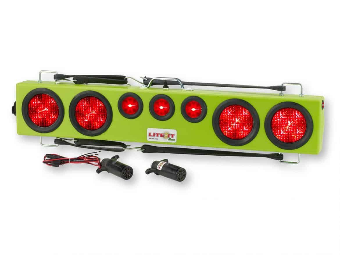 36" WIRELESS TOWING LIGHT BAR, COLOR: SAFETY GREEN