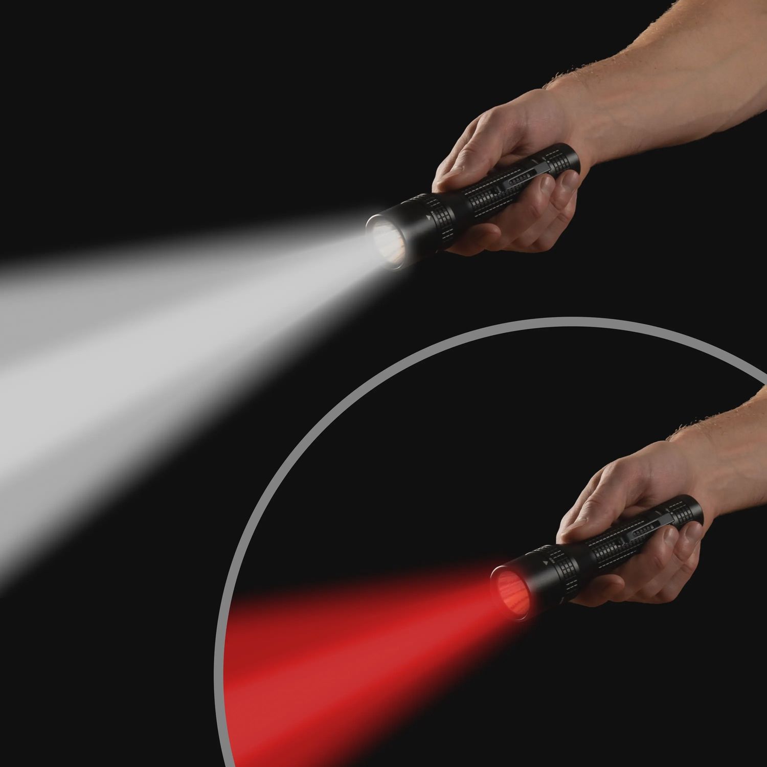 INOVA T8R POWERSWITCH RECHARGEABLE DUAL COLOR FLASHLIGHT