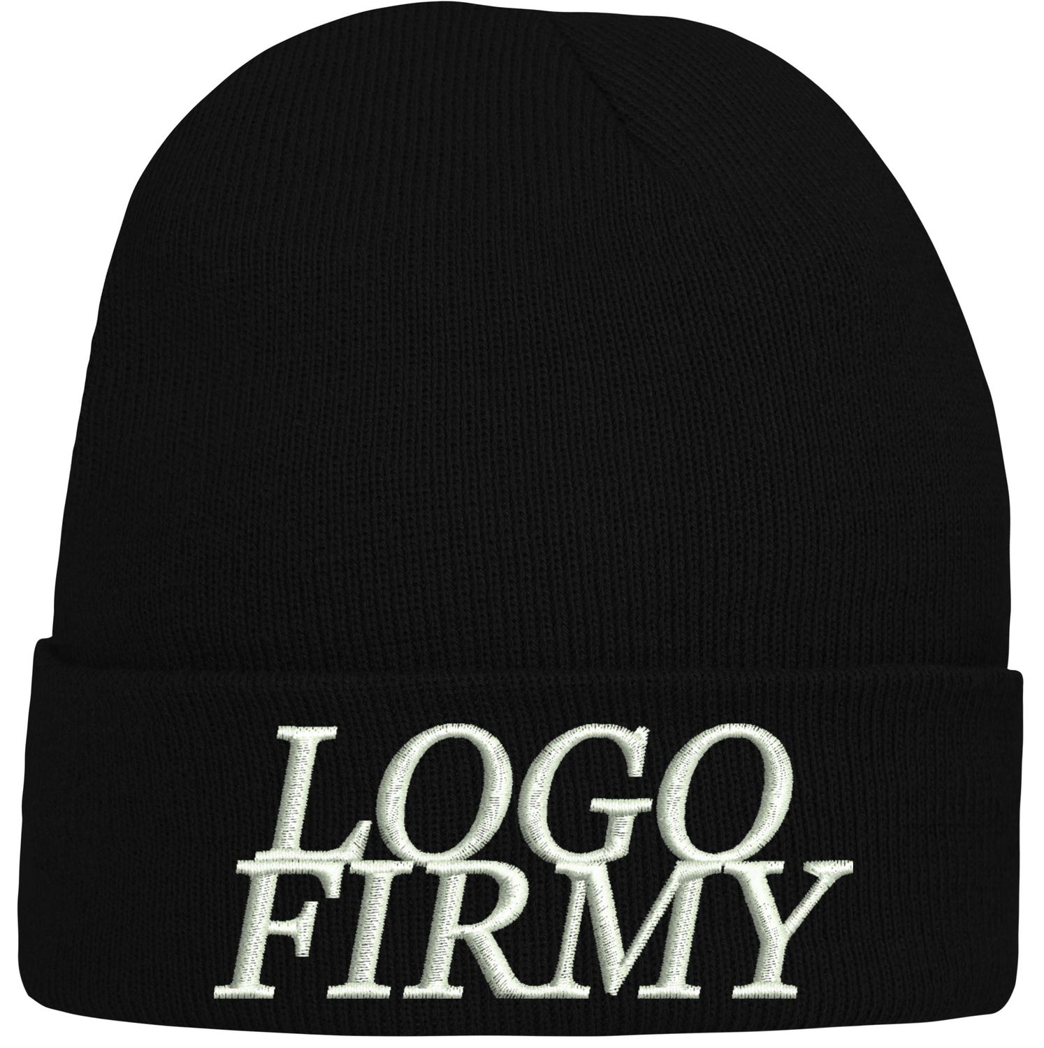 CZAPKA zimowa beanie z logo firmy super jakość TWÓJ POMYSŁ haft komputerowy