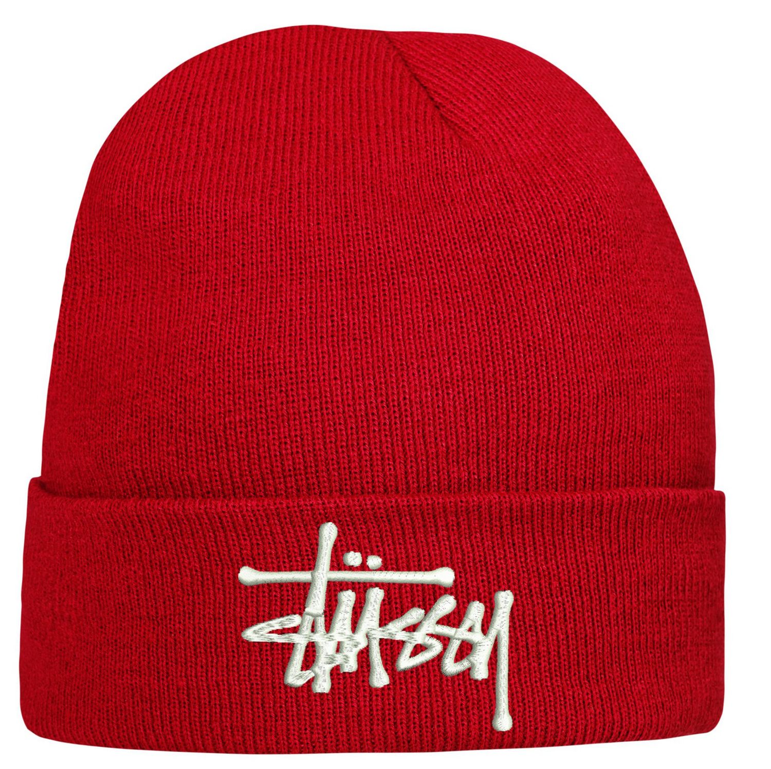 Czapka Stussy CUFF BEANIE STOCK Black z haftem