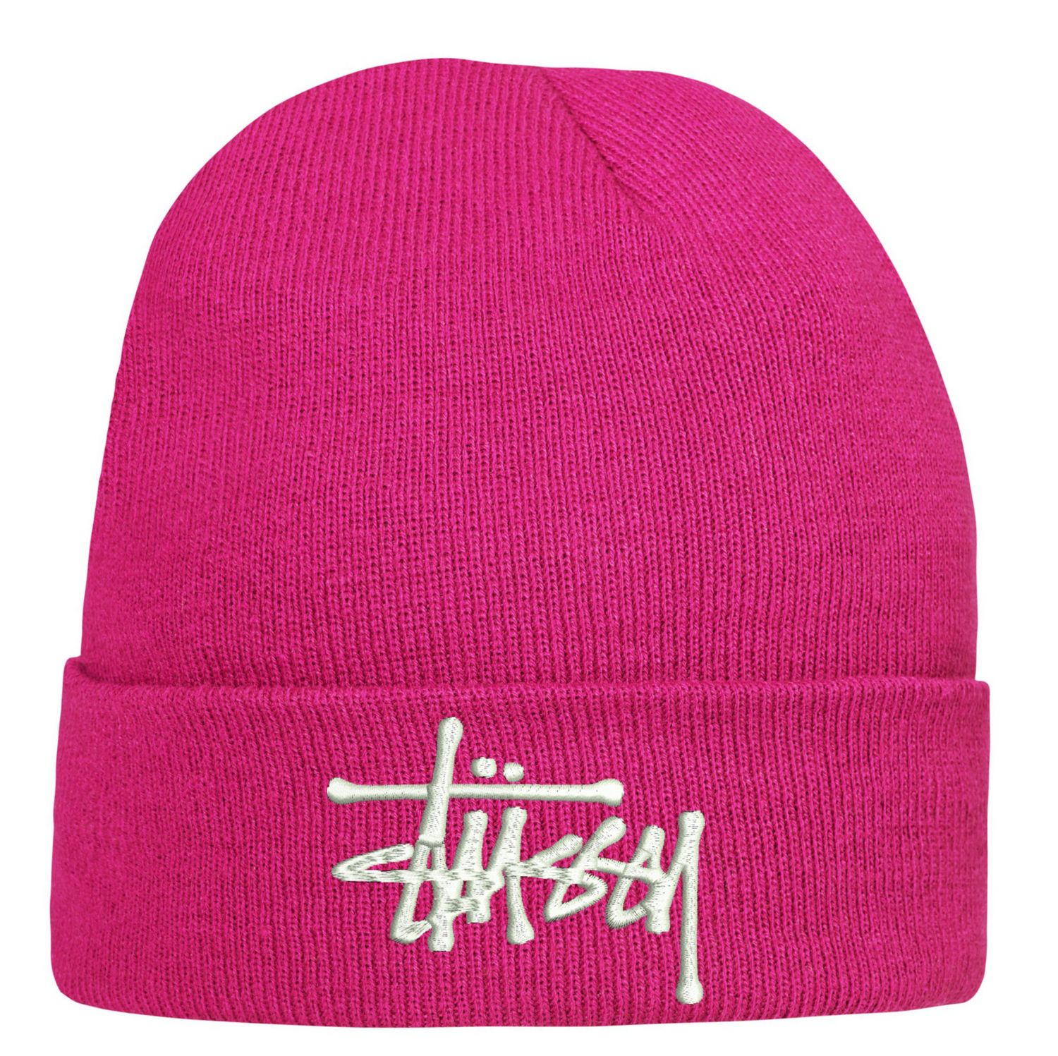Czapka Stussy CUFF BEANIE STOCK Black z haftem