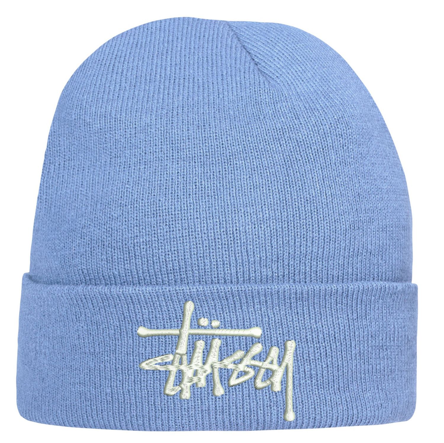 Czapka Stussy CUFF BEANIE STOCK Black z haftem