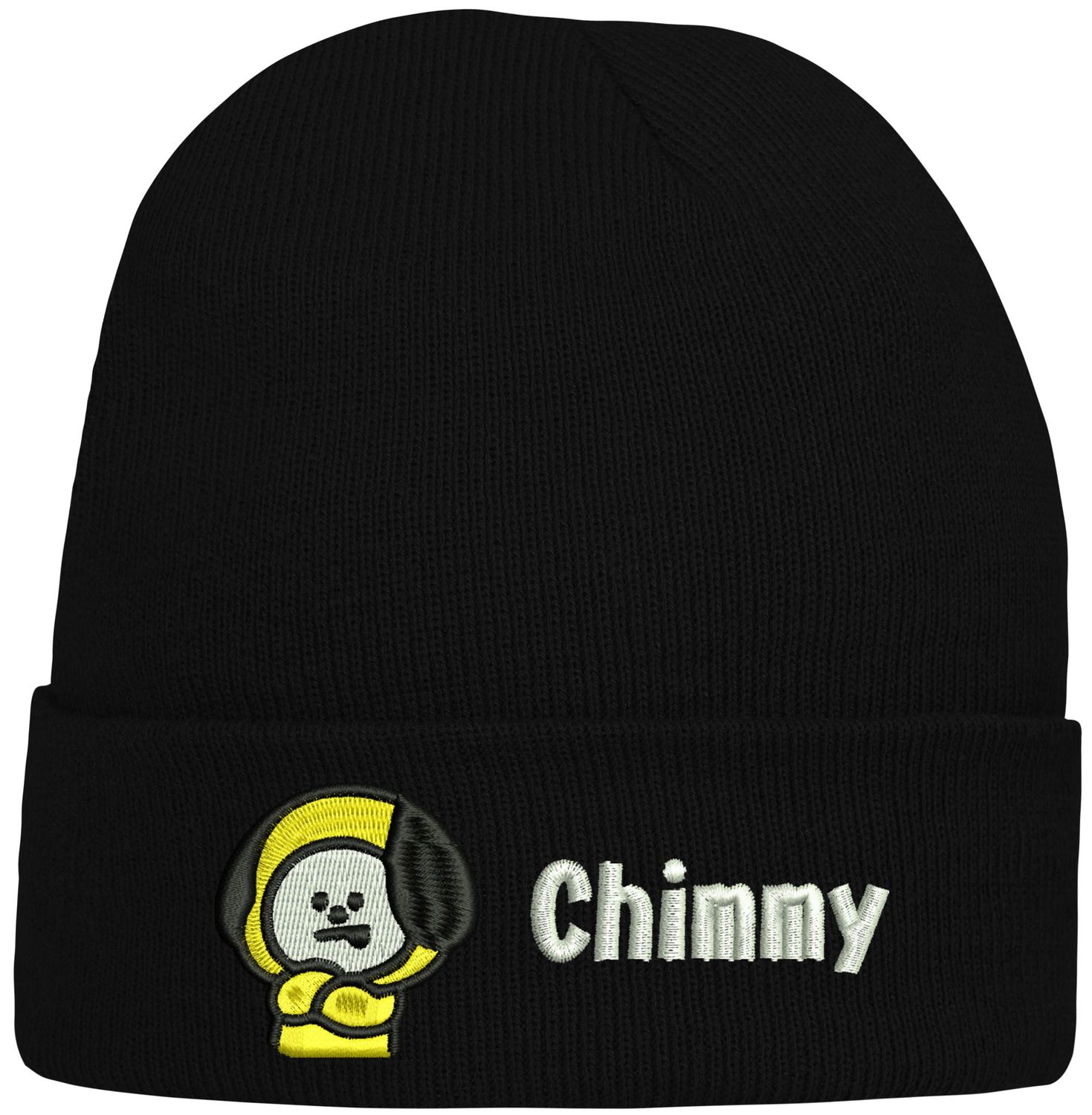 CZAPKA zimowa z haftem BTS Kpop NA prezent chimmy tata cooky