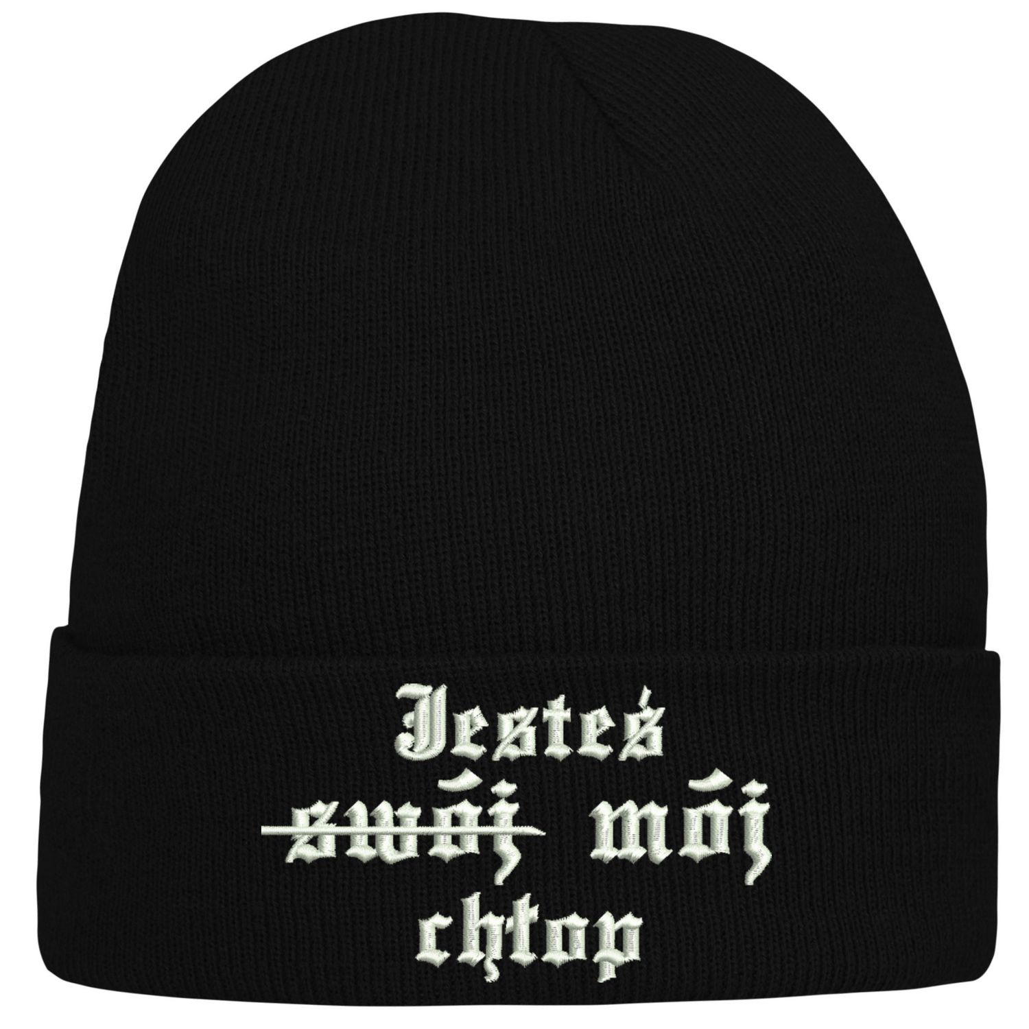 CZAPKA zimowa z haftem 1670 NETFLIX na prezent JAN PAWEŁ SERIAL