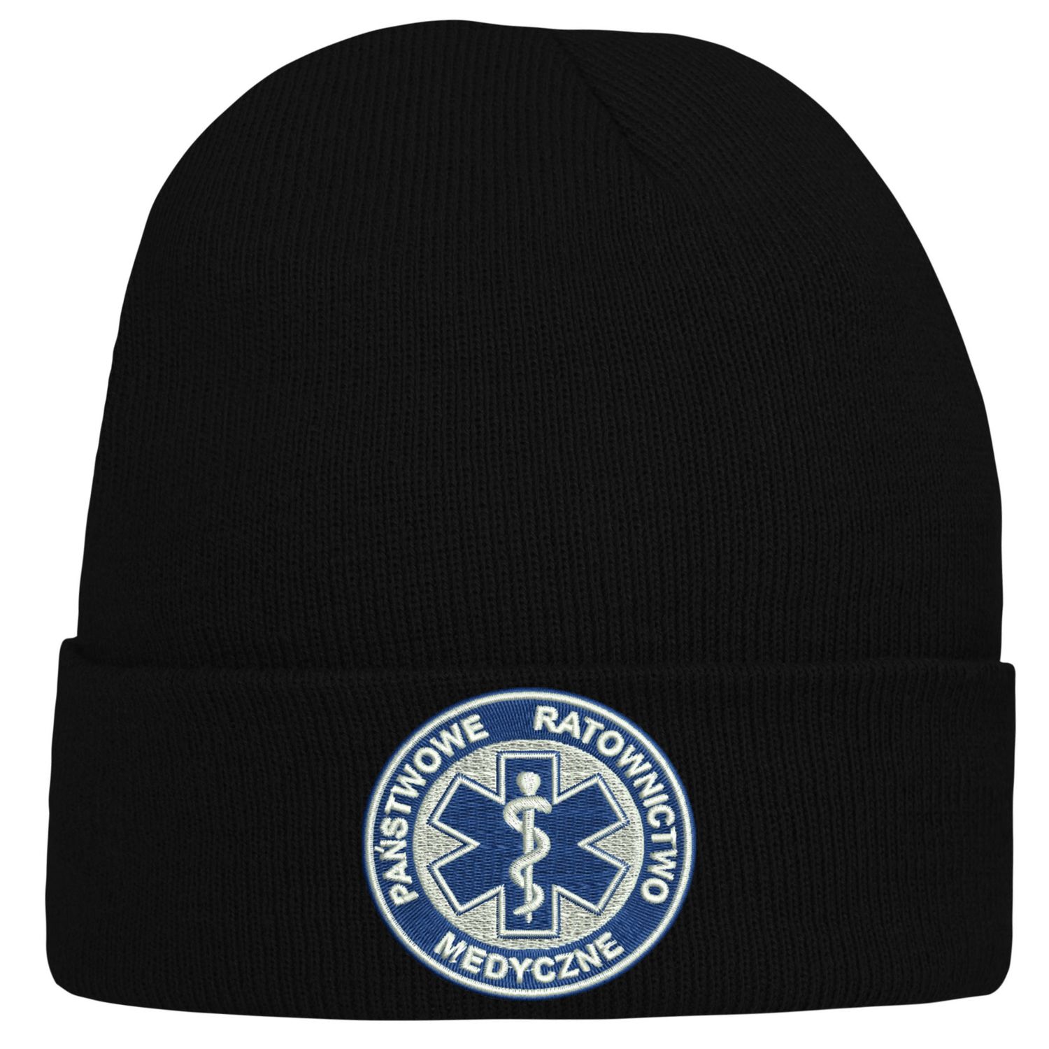 CZAPKA zimowa z haftem RATOWNIK MEDYCZNY na prezent DLA RATOWNIKA MEDYCZNEGO pogotowie SANITARUSZ