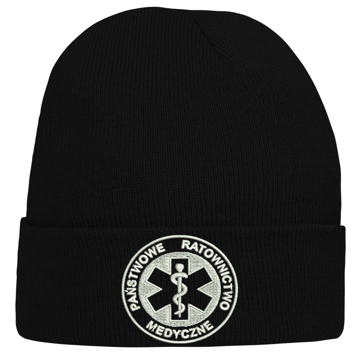 CZAPKA zimowa z haftem RATOWNIK MEDYCZNY na prezent DLA RATOWNIKA MEDYCZNEGO pogotowie SANITARUSZ