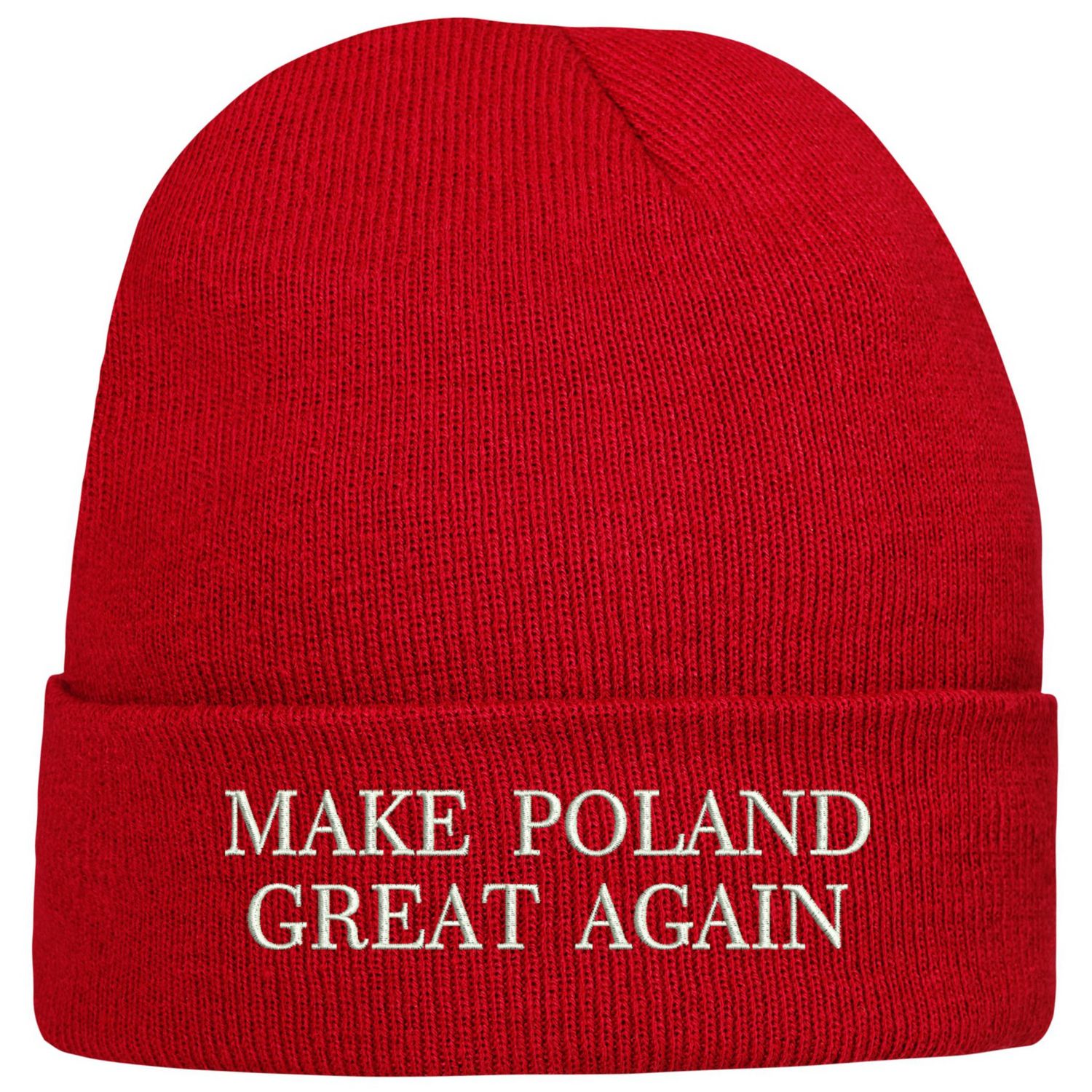 CZAPKA zimowa z haftem make poland great again na prezent MAKE POLAND GREAT AGAIN
