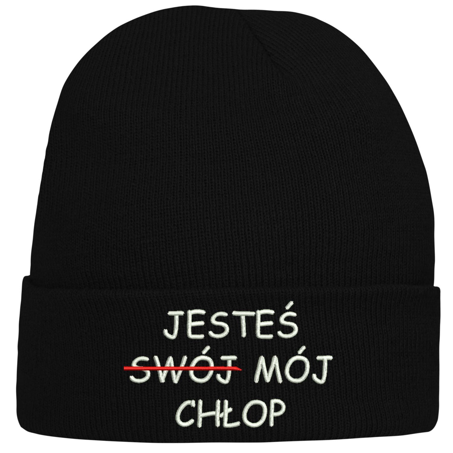 CZAPKA zimowa z haftem 1670 NETFLIX na prezent JAN PAWEŁ SERIAL