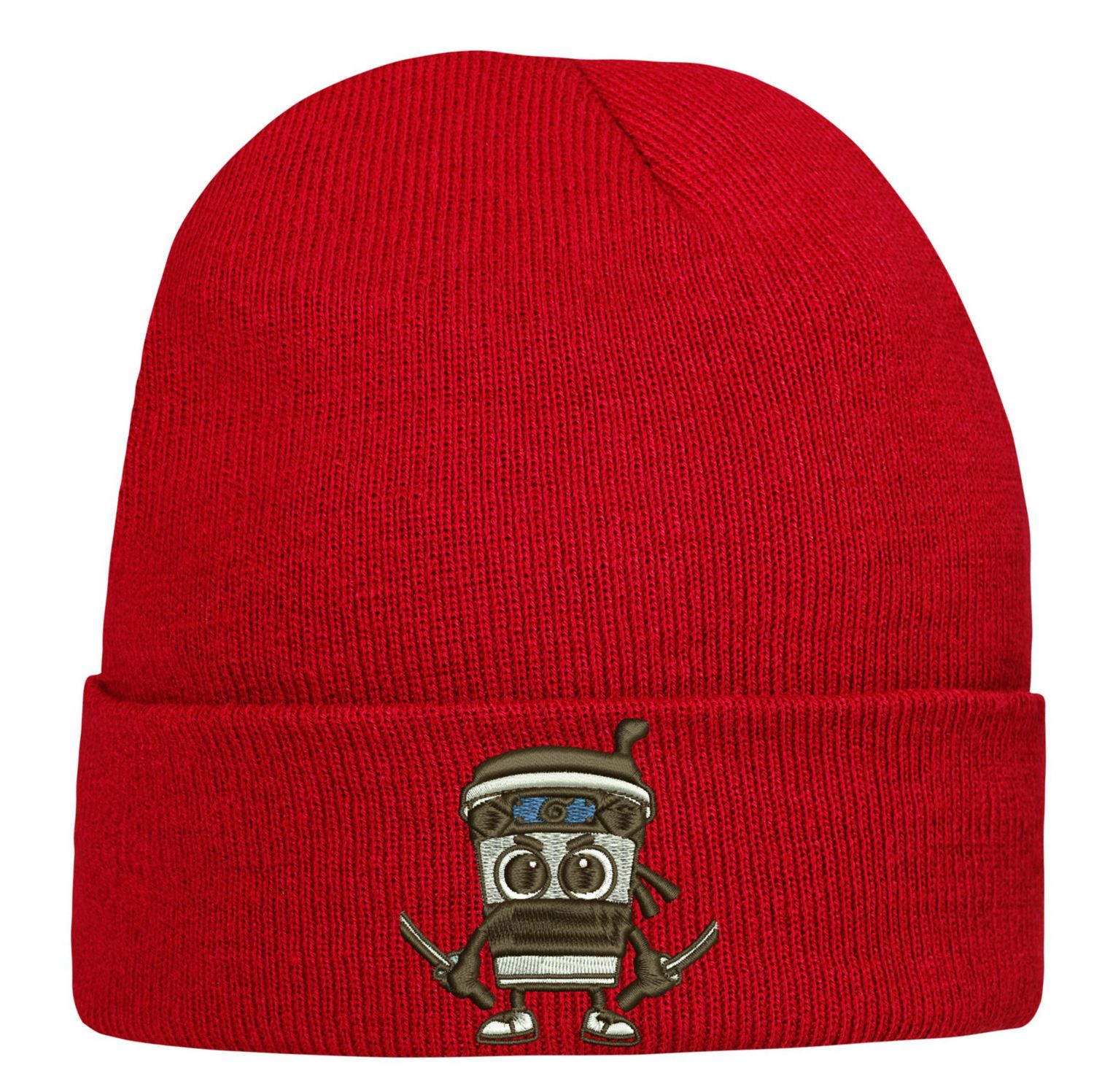 CZAPKA zimowa z haftem Cappuccino Assassino ITALIAN BRAINROT Prezent