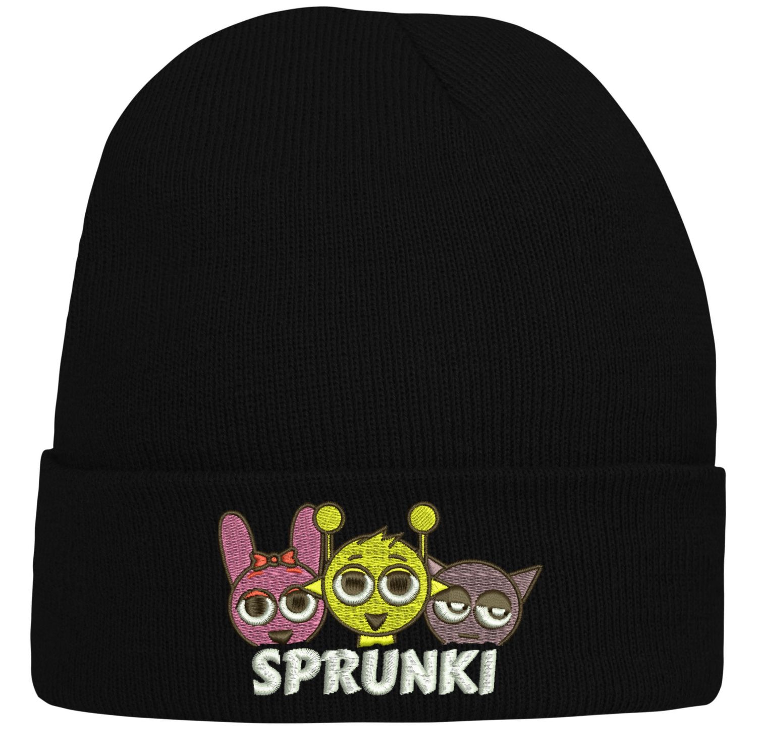 CZAPKA zimowa z haftem sprunki na prezent SPRUNKI