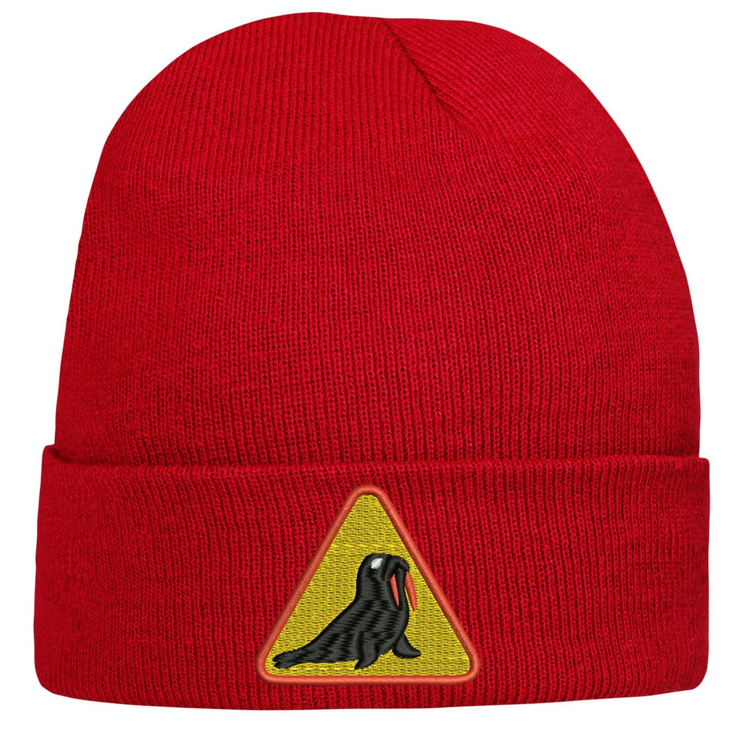 CZAPKA zimowa z haftem mors znak na prezent dla morsów MORSOWANIE