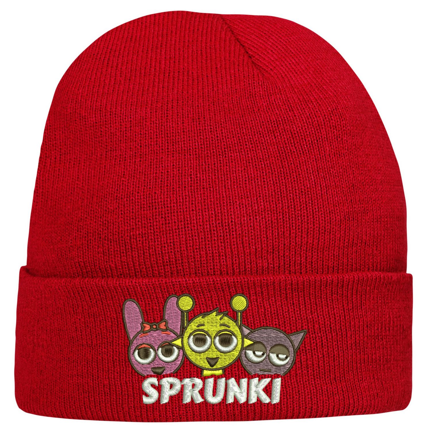 CZAPKA zimowa z haftem sprunki na prezent SPRUNKI