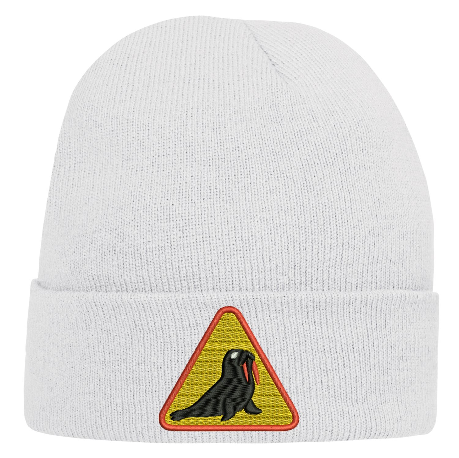 CZAPKA zimowa z haftem mors znak na prezent dla morsów MORSOWANIE