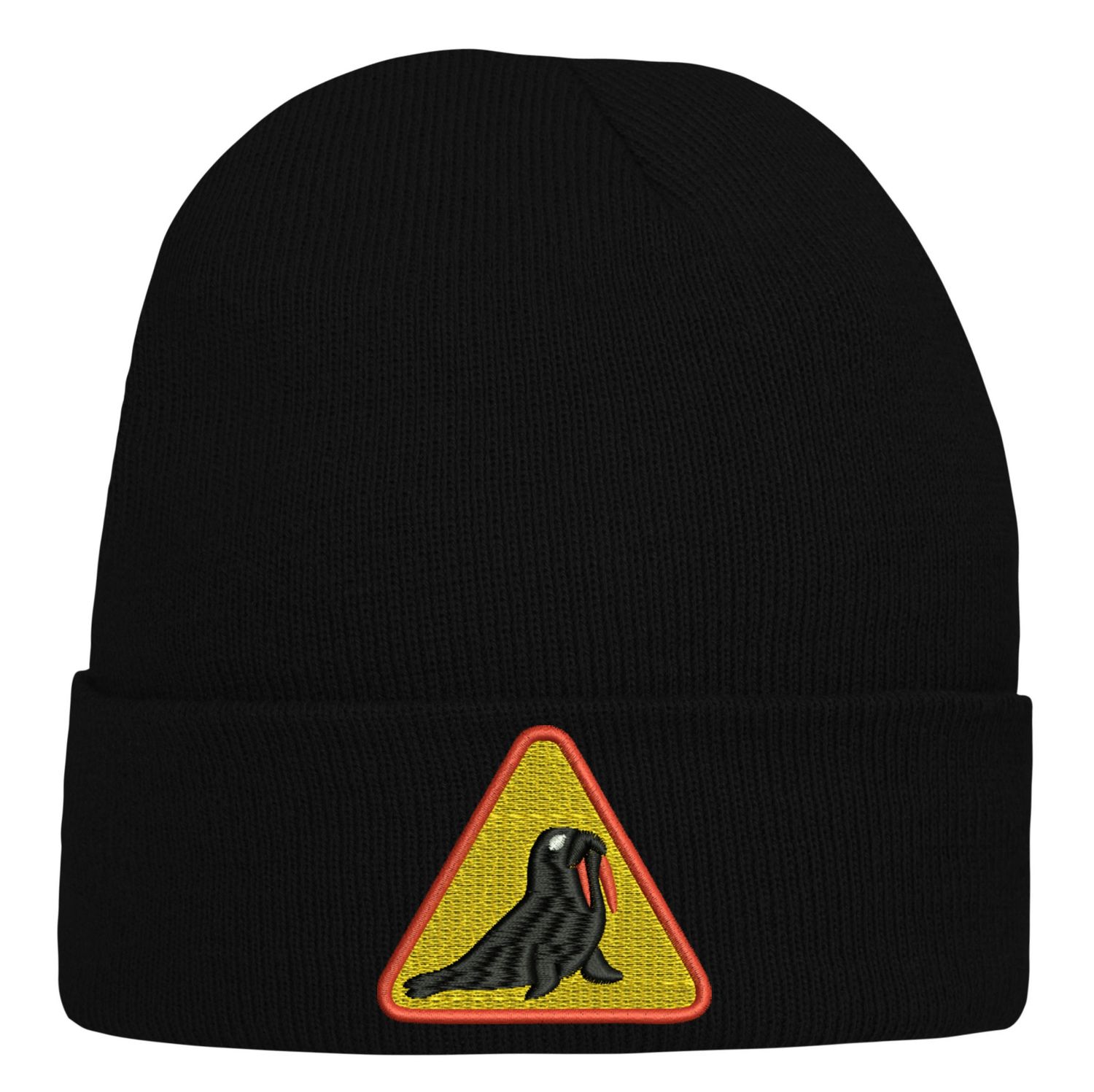 CZAPKA zimowa z haftem mors znak na prezent dla morsów MORSOWANIE