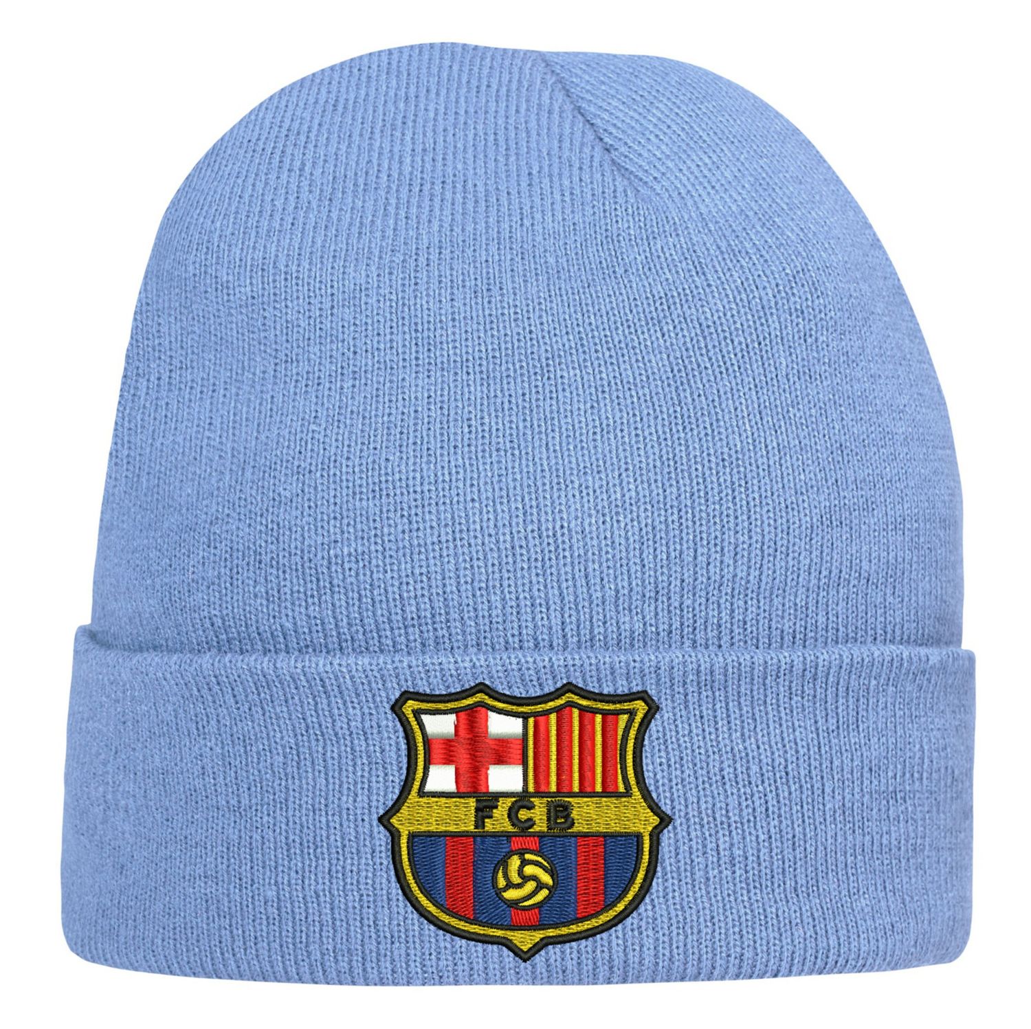 CZAPKA zimowa z haftem FC BARCELONA na prezent barca FCB SUPER JAKOŚĆ haft