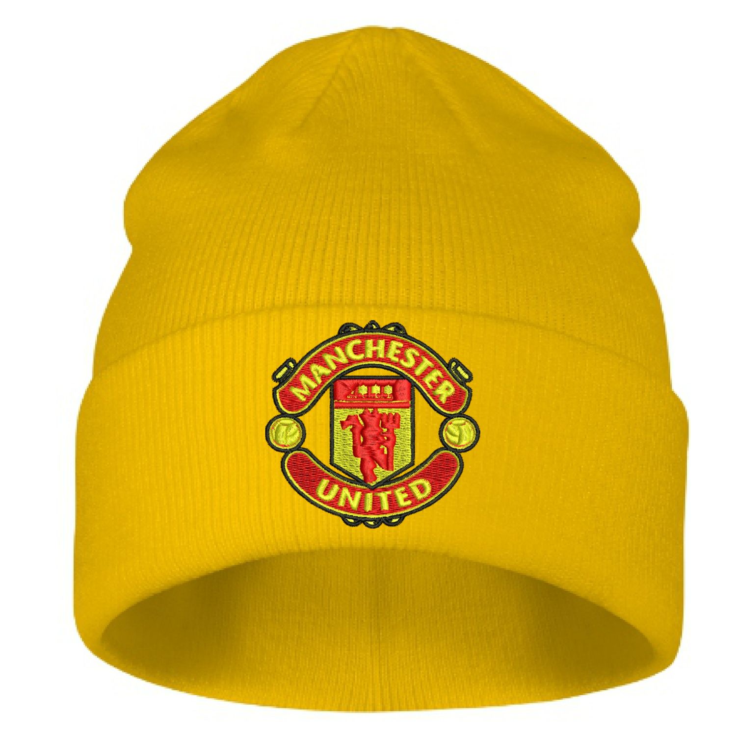 CZAPKA zimowa z haftem MANCHESTER UNITED na prezent dla kibica MANUTD