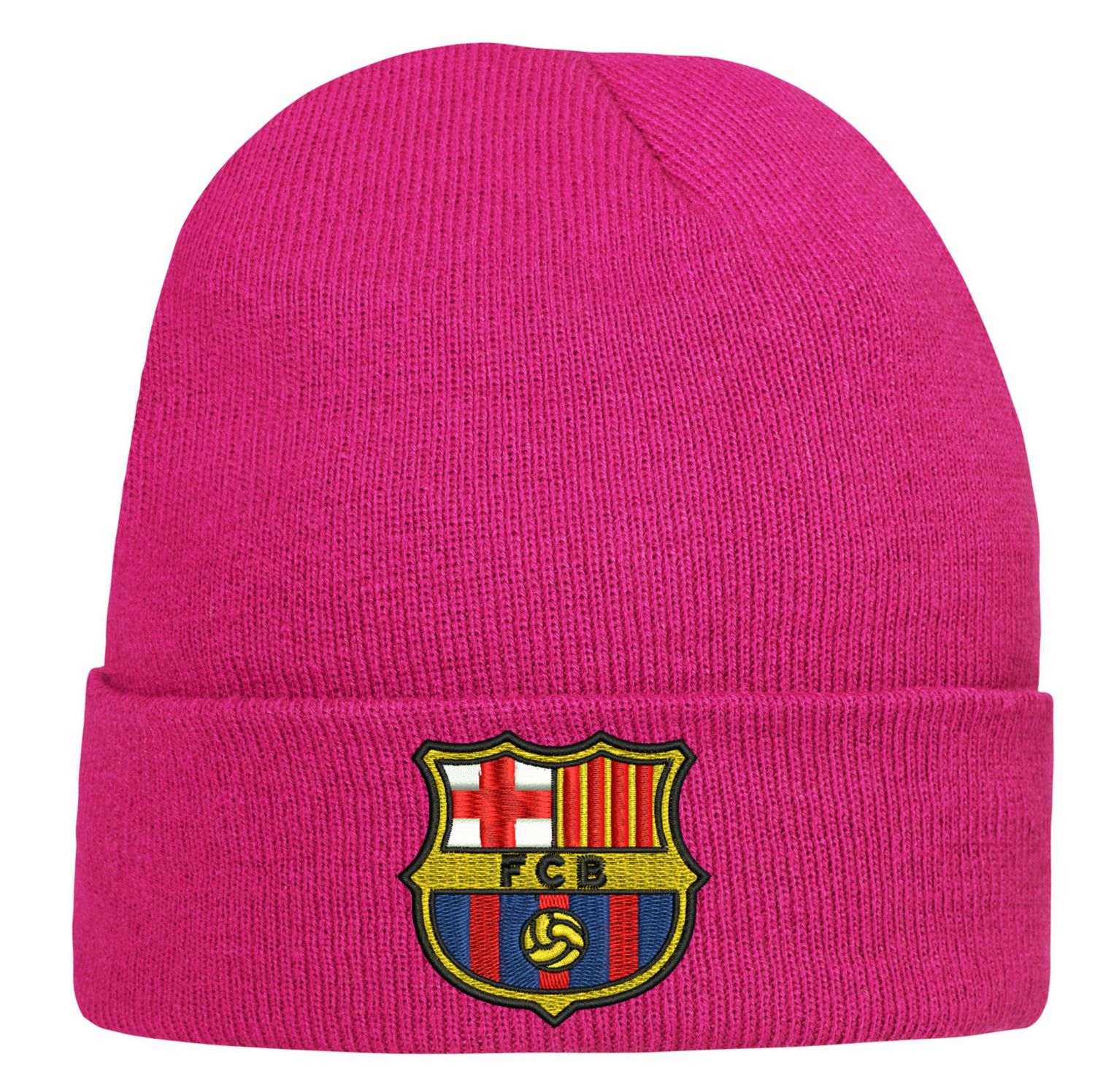 CZAPKA zimowa z haftem FC BARCELONA na prezent barca FCB SUPER JAKOŚĆ haft