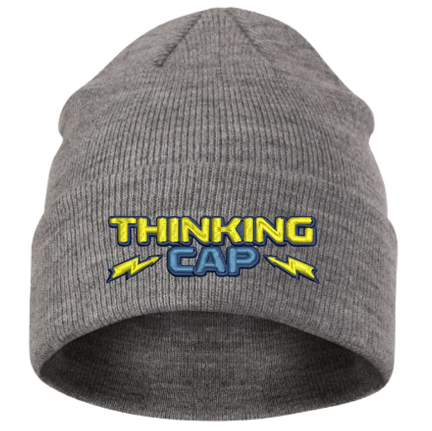 CZAPKA zimowa z haftem THINKING CAP na prezent stranger things netflix