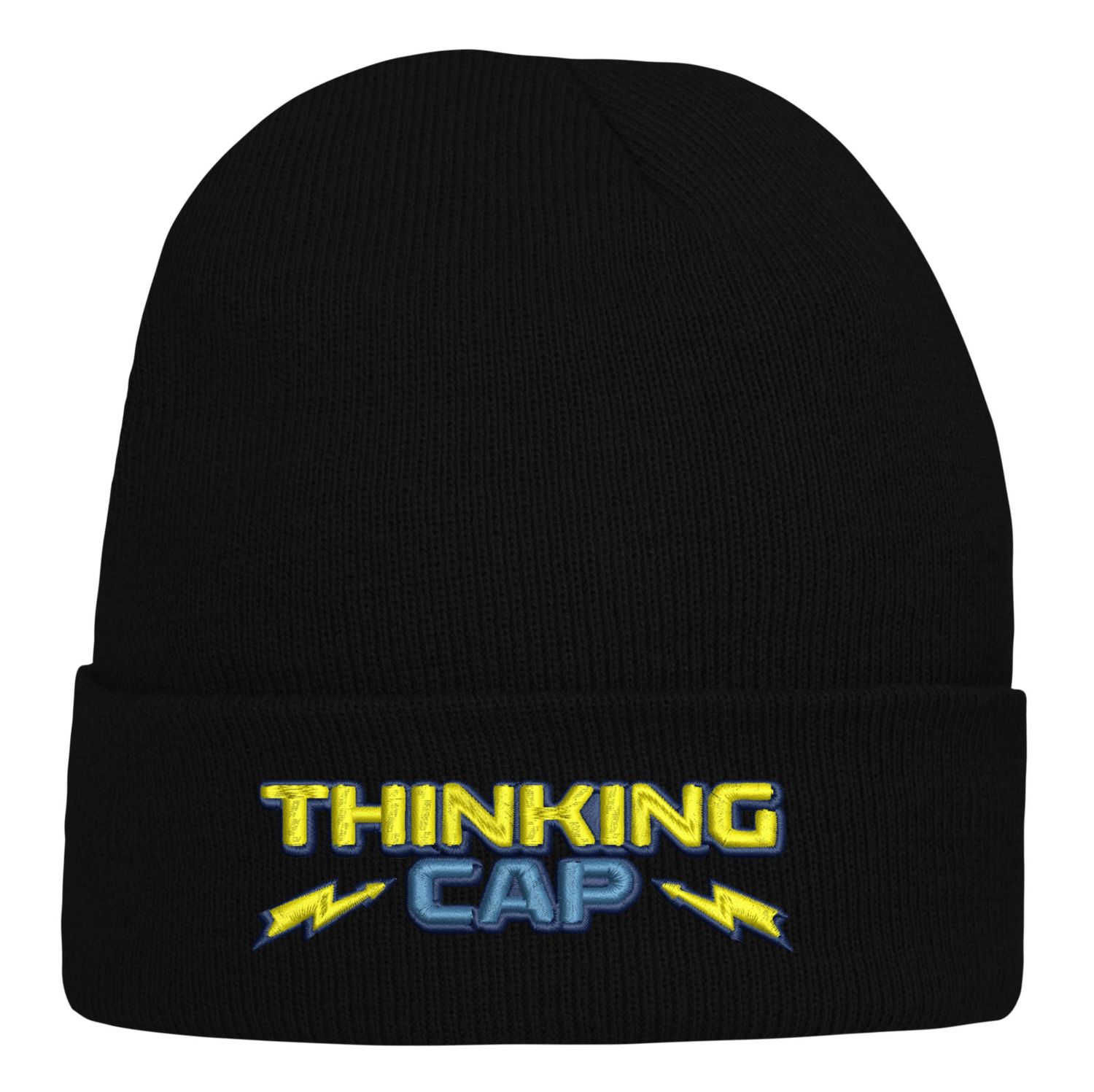 CZAPKA zimowa z haftem THINKING CAP na prezent stranger things netflix