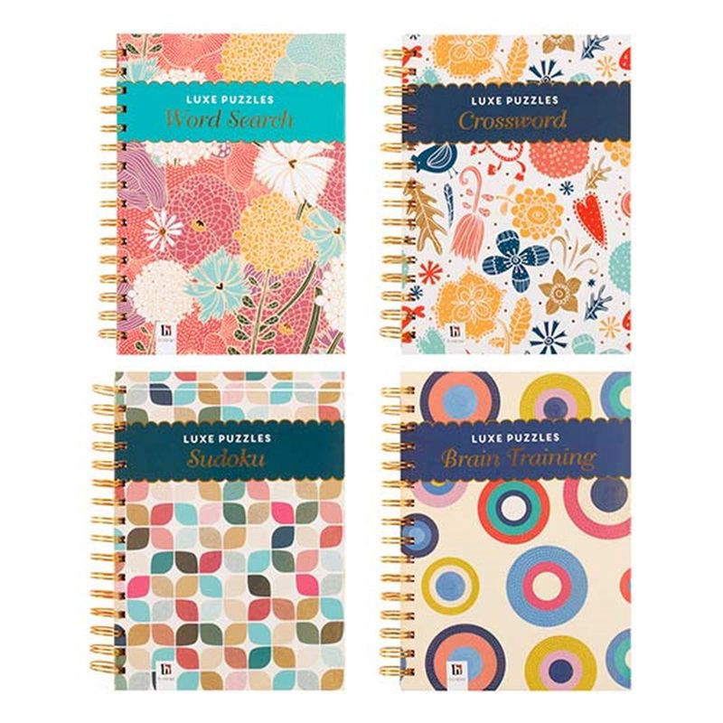 Luxe Puzzle Books Spiral