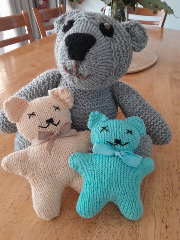 Knitted Bear Doll