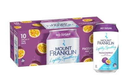 Mount Franklin Sparkling Water (flavoured)