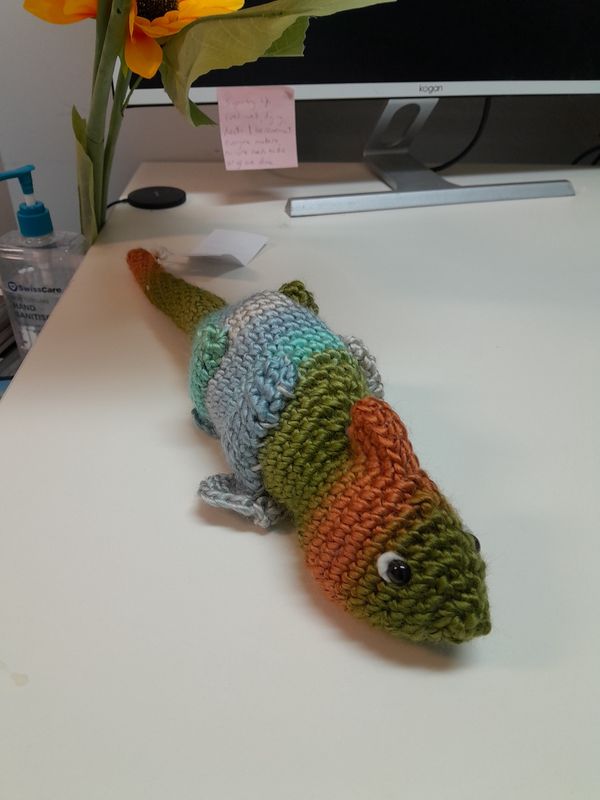 Crochet Lizard