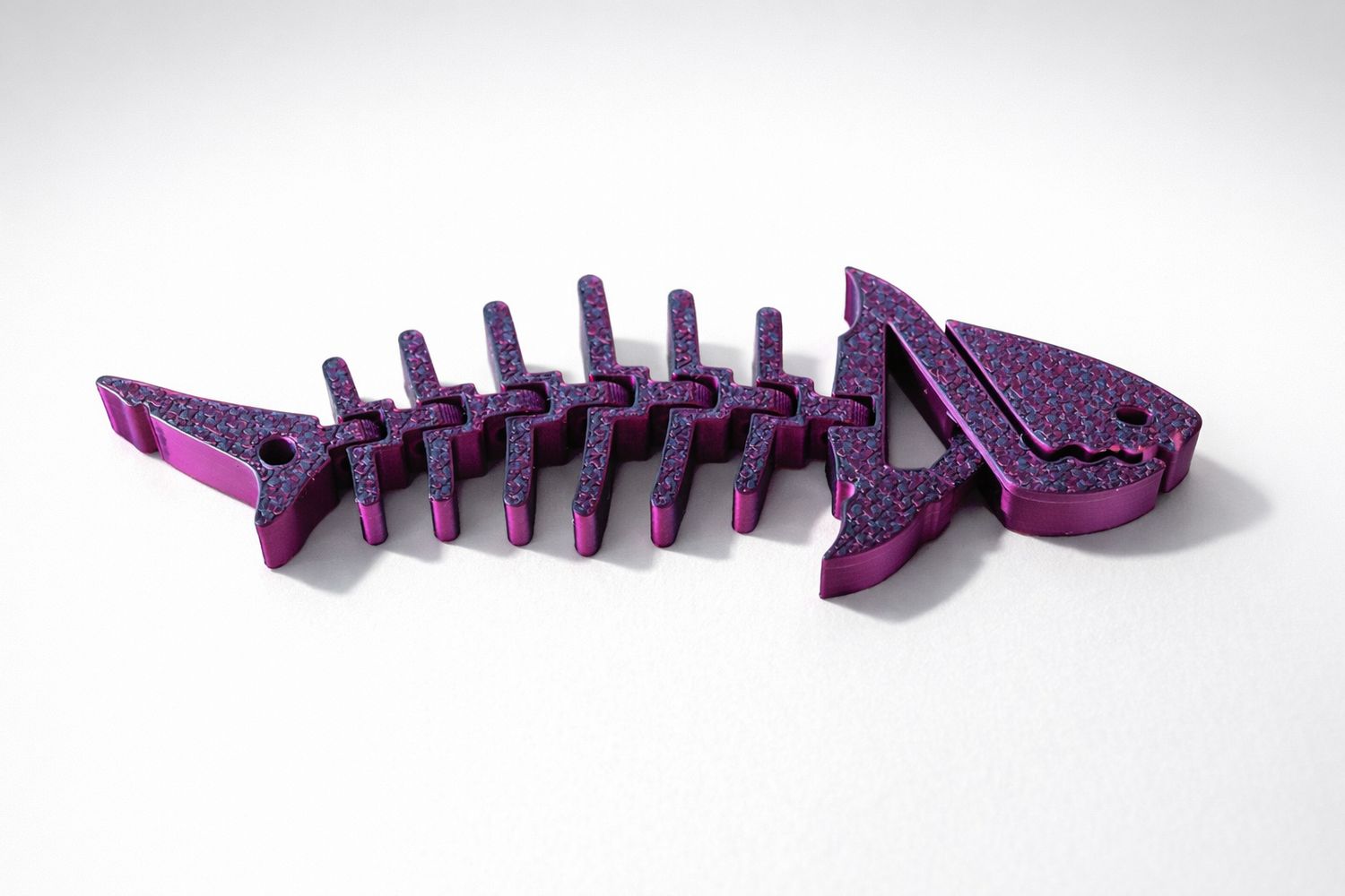 Brelok 3D Rekinek – Midnight Purple