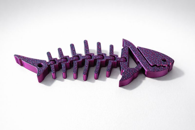 Brelok 3D Rekinek – Midnight Purple