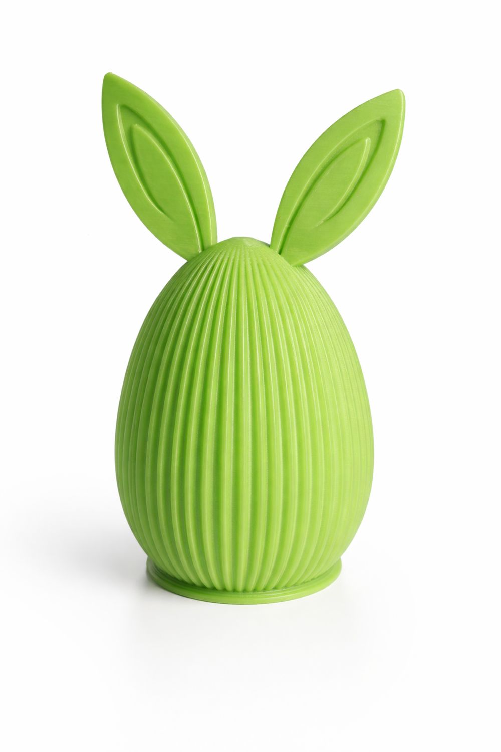 Jajko z Uszami Królika Druk 3D – Ozdoba Wielkanoc Stojąca ok. 12 cm