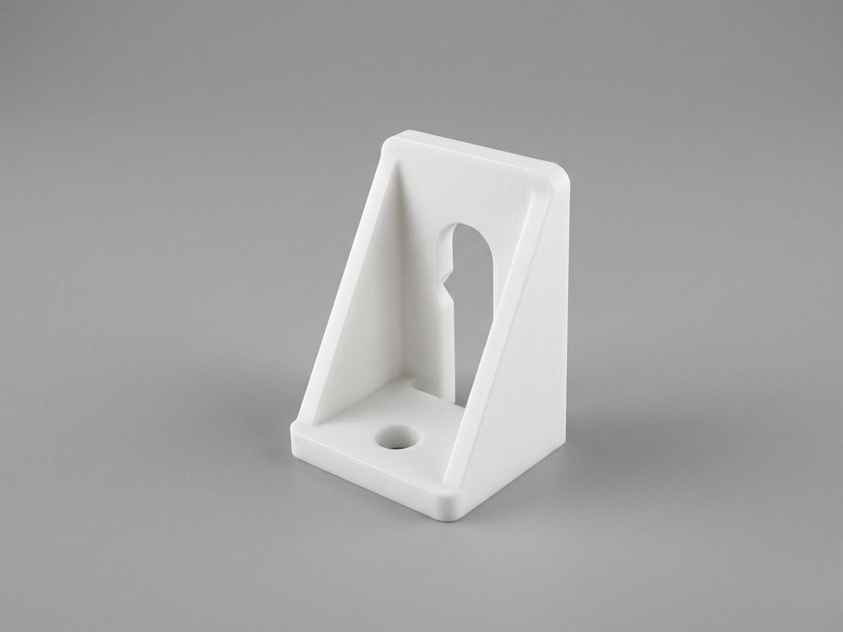 2x Uchwyt do zwijacza rolety zewnętrznej – biały | WZMOCNIONY DRUK 3D 100%