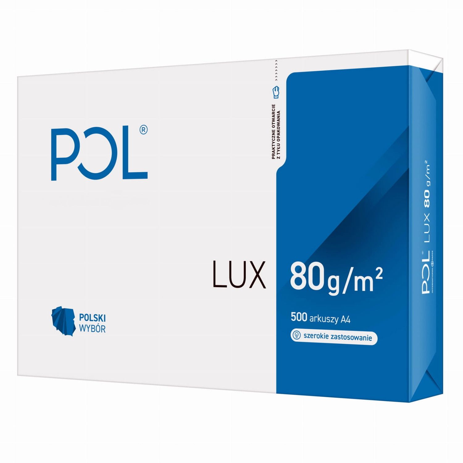 Papier ksero POLLUX A4 80g 500 arkuszy biały – idealny do biura i domu