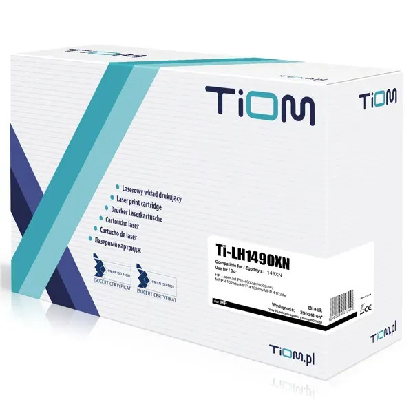 Toner Tiom 149XN W1490X do HP – 9500 stron, czarny zamiennik