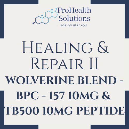 Wolverine Blend - BPC - 157 10mg & TB500 10mg Peptide Wolverine Blend - BPC - 157 10mg & TB500 10mg Peptide