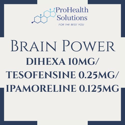 Dihexa 10mg/ Tesofensine 0.25mg/ Ipamoreline 0.125mg Dihexa 10mg/ Tesofensine 0.25mg/ Ipamoreline 0.125mg