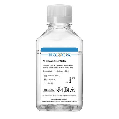 Biologix® Nuclease-Free Water, 500mL/ Bottle