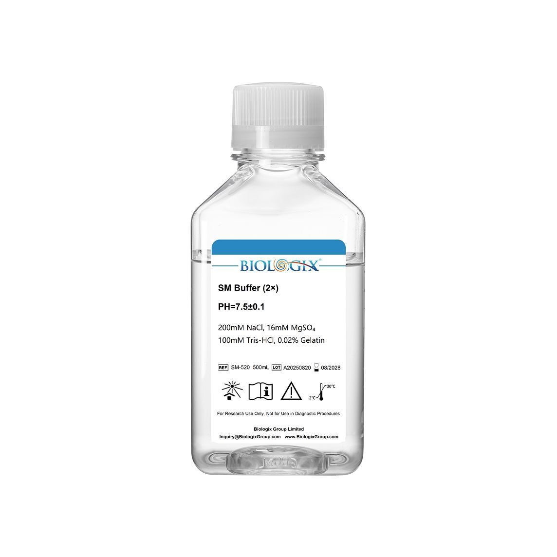 Biologix® SM ( Supermicro ) Buffer (2X), pH7.5, 500mL/Bottle