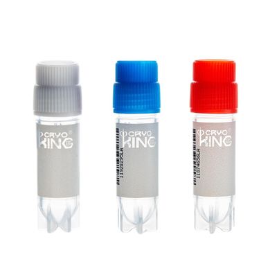CryoKING® Cryogenic Vials - 2.0mL, External Thread, 25 Sets/ Bag, 20 Bags/Pack, 2 Packs/Case
